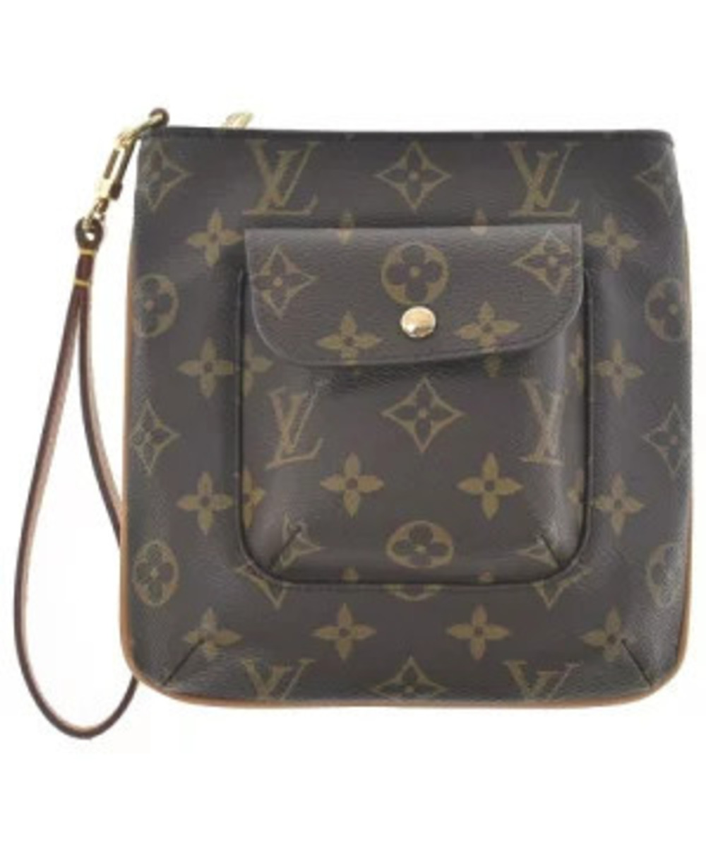 Louis Vuitton Pouch Clutch Brown